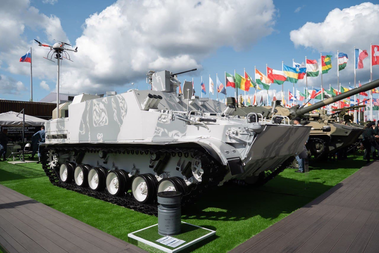 Russia's BTM-3F Armored Vehicle Undergoes State Trials with Enhanced FPV Drone Protection, Rostec Official Confirms