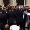 Unprecedented Chaos at San Damaso Square During Pope's Annual Drug Abuse Address