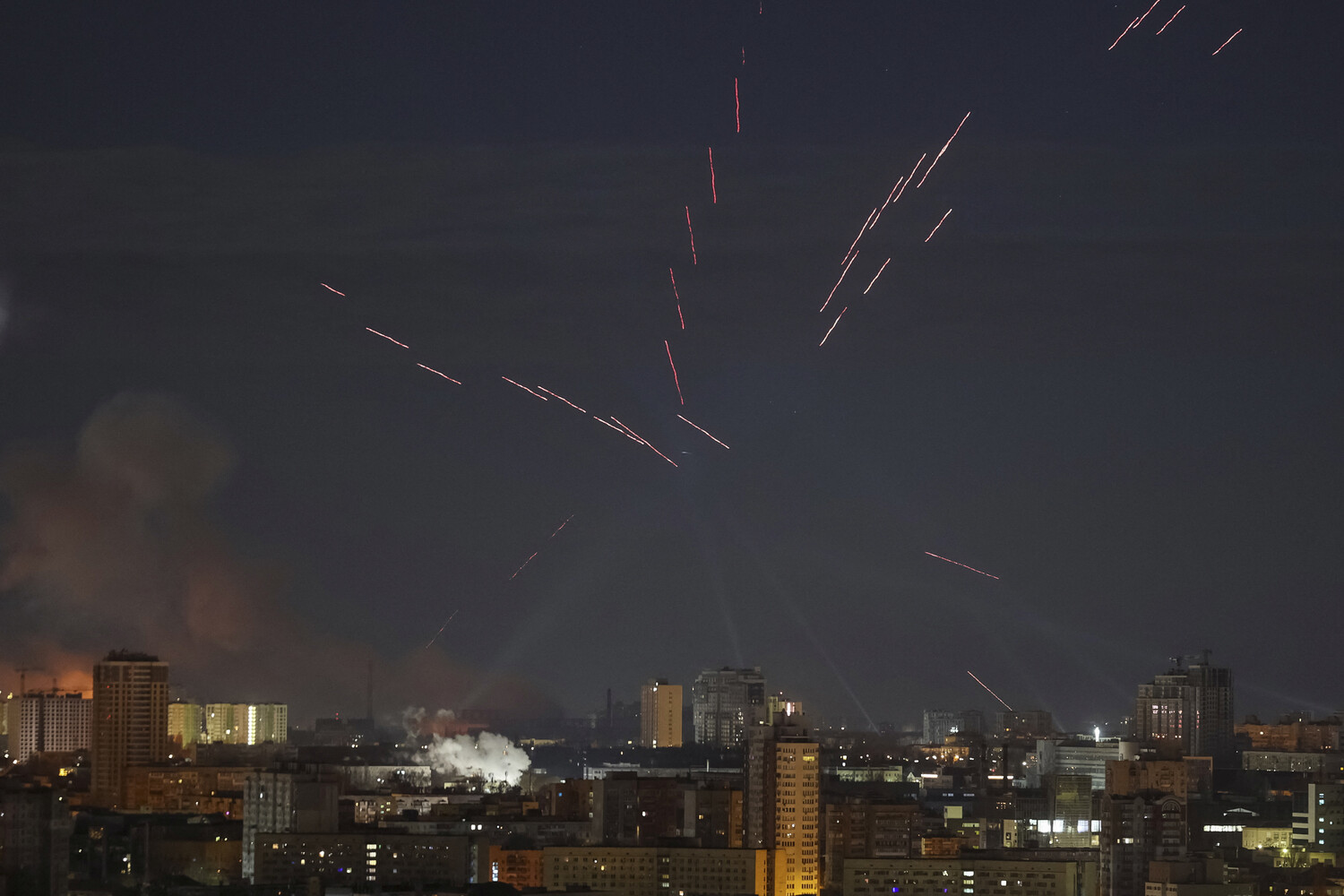 Urgent: Kyiv Air Defense Engages Drones as Emergency Alerts Sound Across Capital
