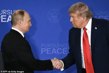 Breaking: Putin's Sudden Leg Twitch Sparks Health Speculation Amid Tense Trump Summit Exchange