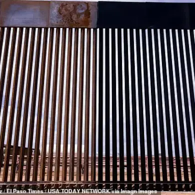 DHS Repaints Border Wall in Black to Deter Crossings, Sparks Debate on Effectiveness