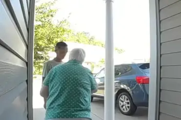 Doorbell Camera Footage Reveals Elderly Widow's $17,500 Scam for Medical Bills