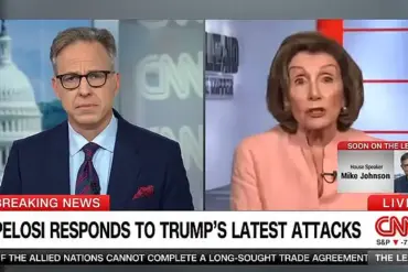 Jake Tapper Questions Nancy Pelosi on Trump's Allegations of Illegal Stock Trading as Interview Shifts to Medicare Anniversary