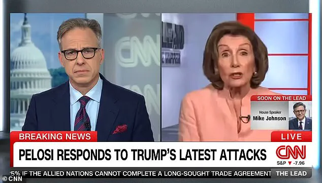 Jake Tapper Questions Nancy Pelosi on Trump's Allegations of Illegal Stock Trading as Interview Shifts to Medicare Anniversary