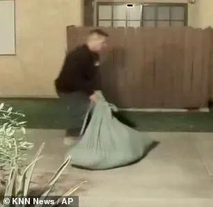 Surveillance Footage Reveals Fugitive Dragging Suspicious Sack Linked to Wife's Murder